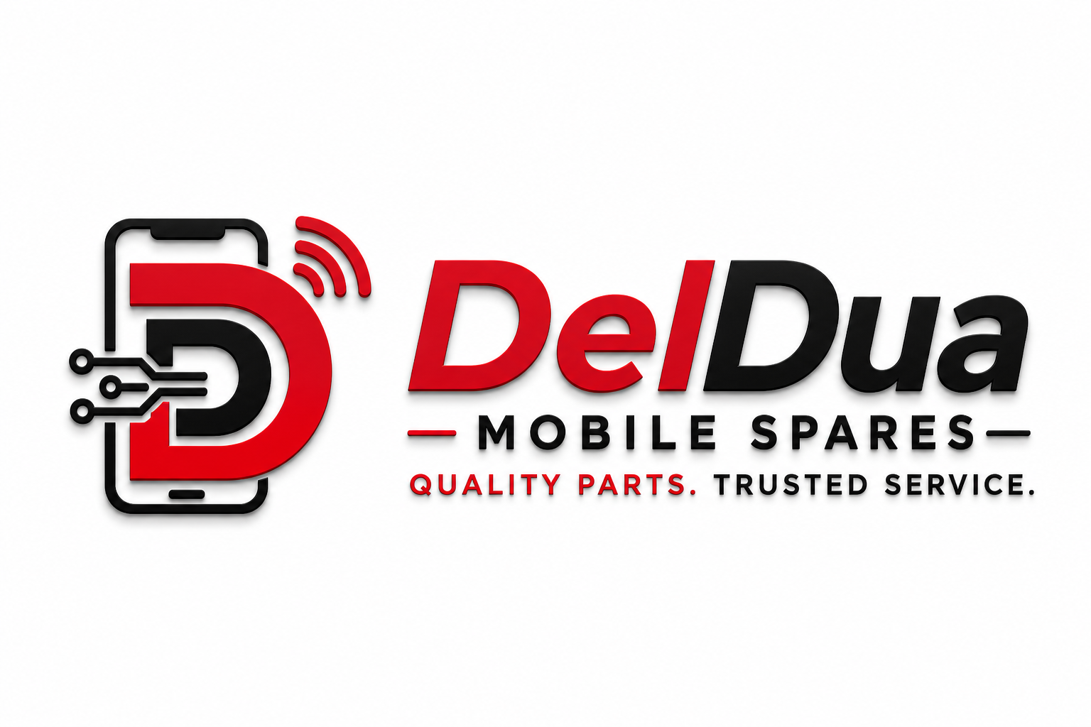 DELDUA horizontal lockup